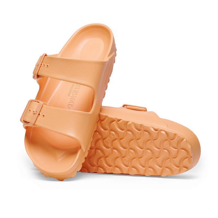 BIRKENSTOCK ΓΥΝΑΙΚΕΙΟ ΠΛΑΣΤΙΚΟ ΠΟΡΤΟΚΑΛΙ ΠΕΔΙΛΟ ΜΕ ΔΥΟ ΛΟΥΡΙΑ
