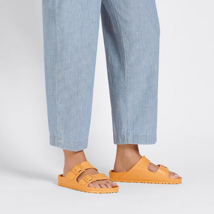 BIRKENSTOCK ΓΥΝΑΙΚΕΙΟ ΠΛΑΣΤΙΚΟ ΠΟΡΤΟΚΑΛΙ ΠΕΔΙΛΟ ΦΟΡΕΜΕΝΟ