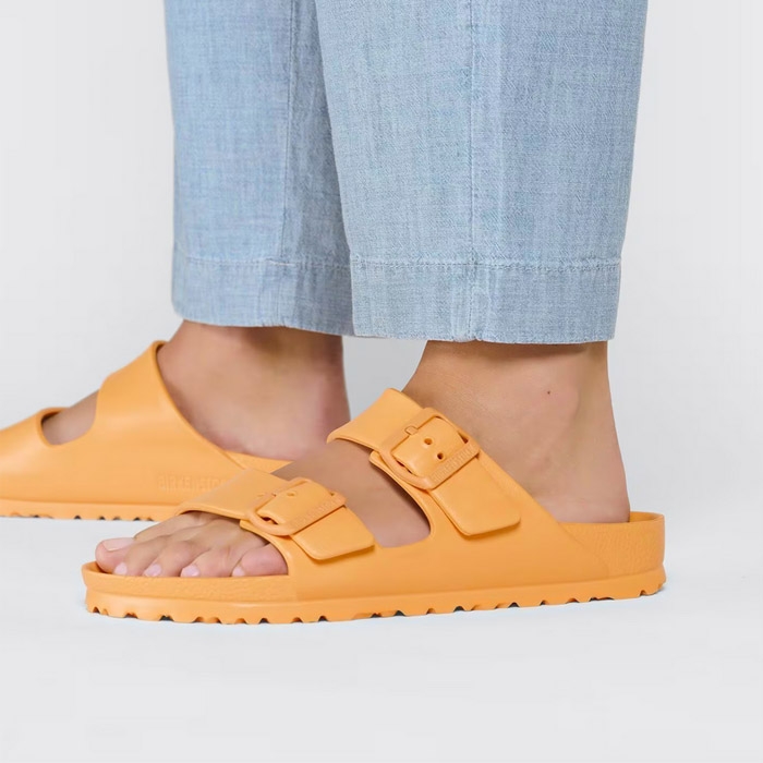 BIRKENSTOCK ΓΥΝΑΙΚΕΙΟ ΠΛΑΣΤΙΚΟ ΠΟΡΤΟΚΑΛΙ ΠΕΔΙΛΟ ΦΟΡΕΜΕΝΟ