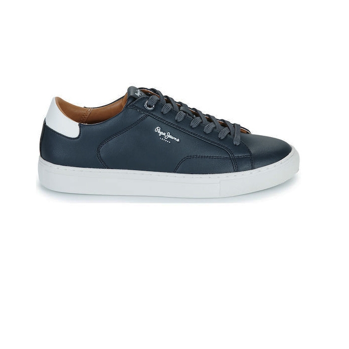 ΠΛΑΪΝΗ ΟΨΗ ΑΠΟ PEPEJEANS ΑΝΔΡΙΚΟ ΜΠΛΕ SNEAKER ΜΕ ΚΟΡΔΟΝΙΑ