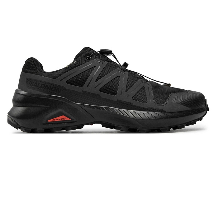 salomon ανδρικά speedcross peak παπούτσια 475588 με goretex μεμβράνη, σε μαύρο χρώμα