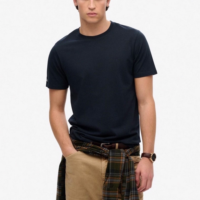 T-Shirt Superdry ανδρικό city σε σκούρο μπλε χρώμα