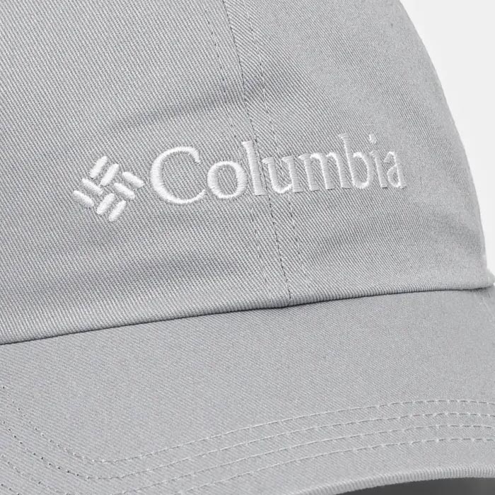 Καπέλο columbia σε απαλό γκρι χρώμα και κεντημένο λογότυπο