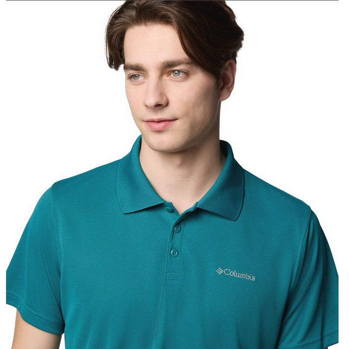 Ανδρικές μπλούζες columbia polo utilizer σε πετρόλ