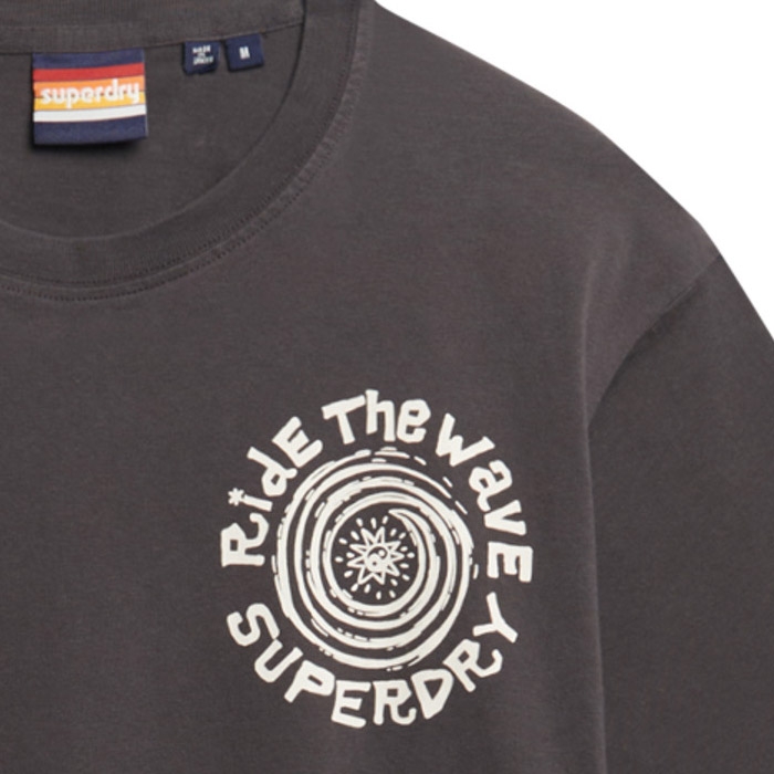 Superdry μπλουζα ανδρική με στάμπα εμπρός και πίσω