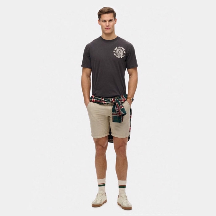 Superdry μπλουζα ανδρική με στάμπα εμπρός και πίσω