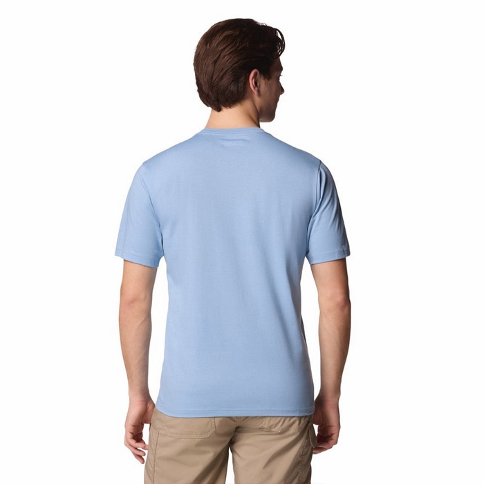 Κοντομάνικο Τ-Shirt columbia σε χαλαρή γραμμή και λογότυπο μπροστά