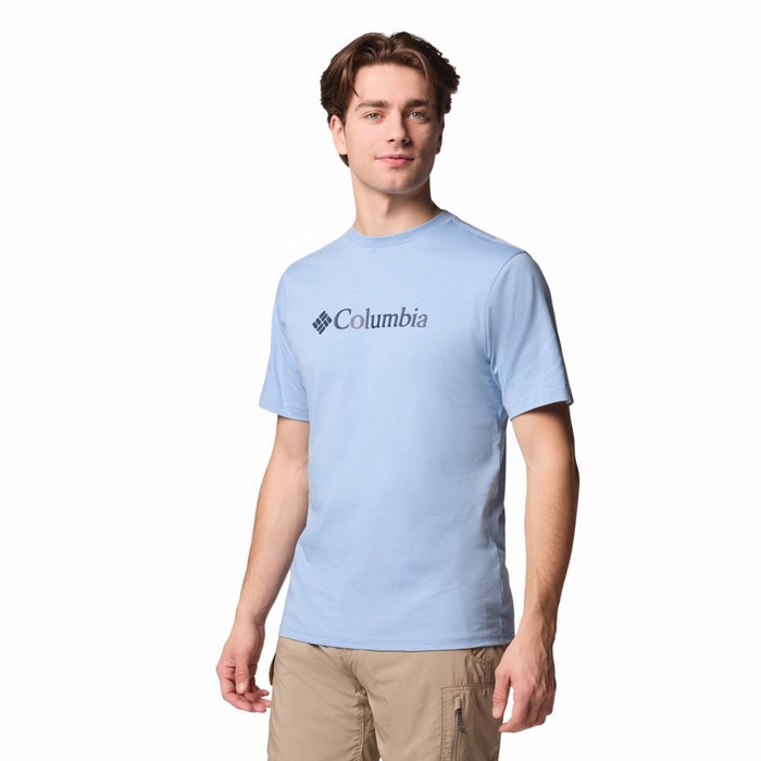 Κοντομάνικα Τ-Shirts columbia σε χαλαρή γραμμή και λογότυπο μπροστά