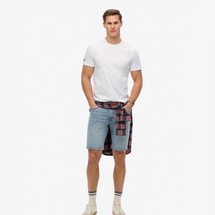 Ανδρικά T-shirts Superdry σε λευκό χρώμα