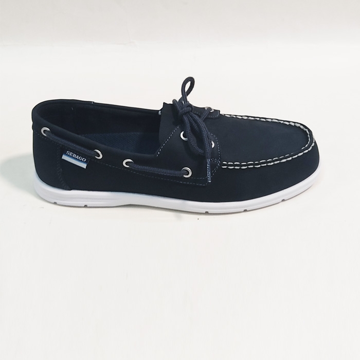 παπούτσια ανδρικά sebago Yorktown σε μπλε nubuck δέρμα