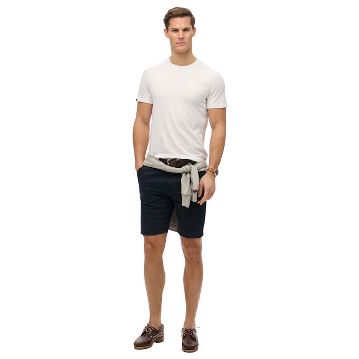 Λευκή μπλούζα Superdry κοντομάνικη