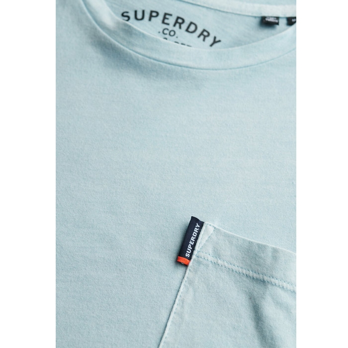 Κοντομάνικη Superdry μπλούζα σε ανοιχτό μπλε χρώμα