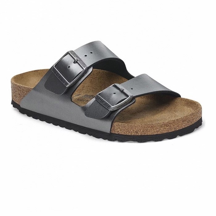 Σανδάλι birkenstock σε γραμμή arizona και χρώμα μεταλλικό μαύρο
