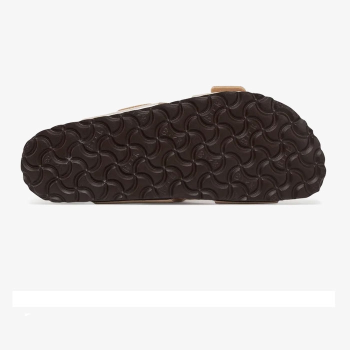 Σανδάλια Birkenstock Sydney με μεγάλες αγκράφες και χρώμα πέρλας