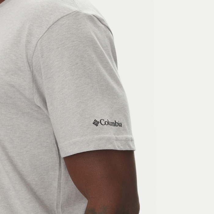 T-shirt ανδρικό columbia σε γκρι χρώμα