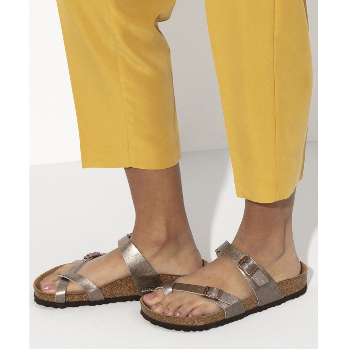 Γυναικείο Birkenstock πέδιλο mayari σε χρώμα μπρονζέ
