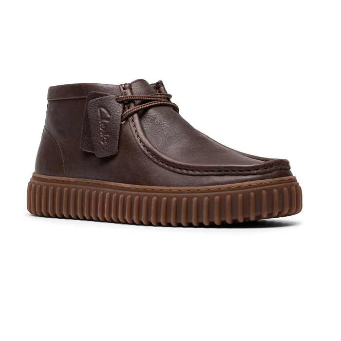 Ανδρικά καφέ Clarks μποτάκια Torhill Hi 26183425