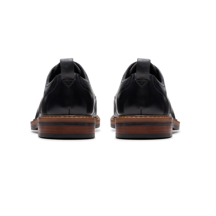 Ανδρικά παπούτσια casual clarks aldwin lace μαύρα 26183981