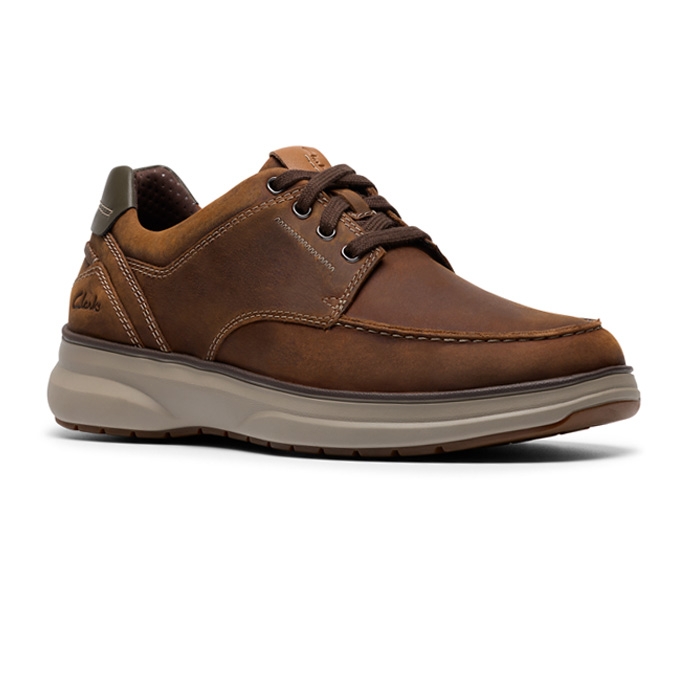 Ανδρικό σπορ παπούτσι clarks mullan moc beeswax 26184427