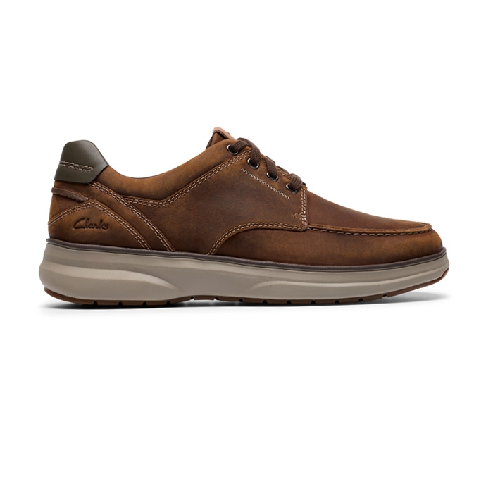 Ανδρικό σπορ παπούτσι clarks mullan moc beeswax 26184427