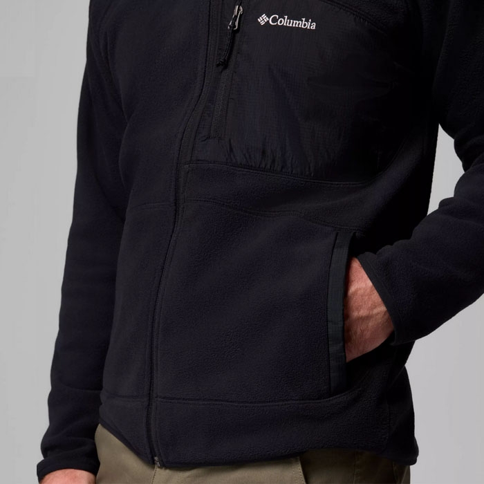 Ανδρικό φούτερ με κουκούλα columbia fast trek hooded σε μαύρο 2135701-010