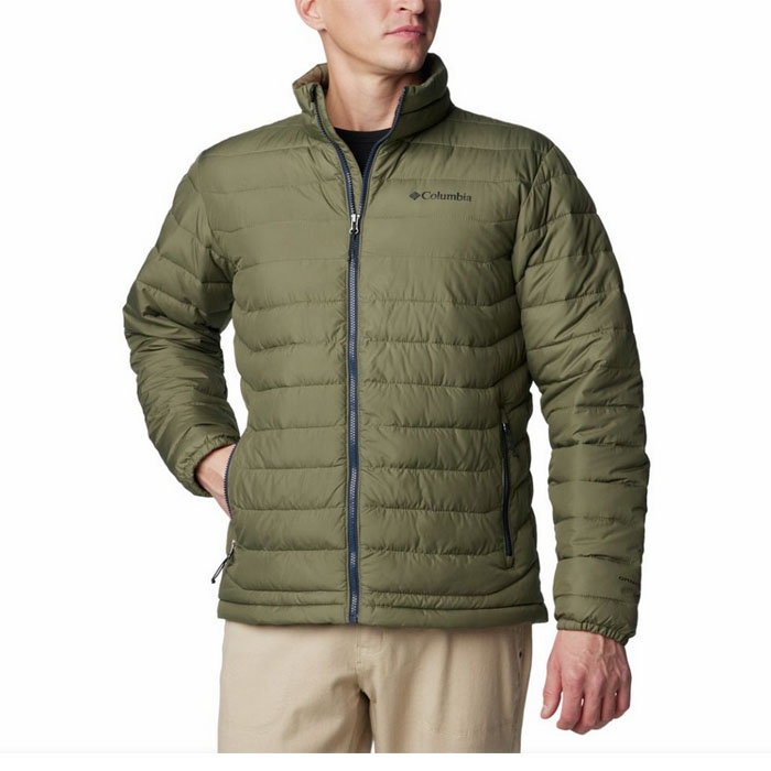 Columbia μπουφάν powder lite stone green 2086964-397