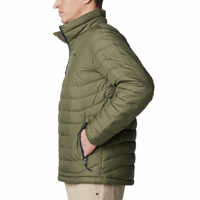 Columbia μπουφάν powder lite stone green 2086964-397