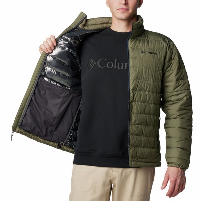 Columbia μπουφάν powder lite stone green 2086964-397