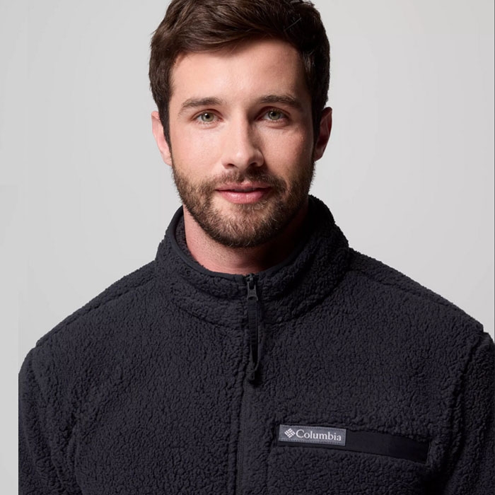 Ανδρικο fleece columbia rugged ridge high pile σε μαύρο χρώμα 2135481-010
