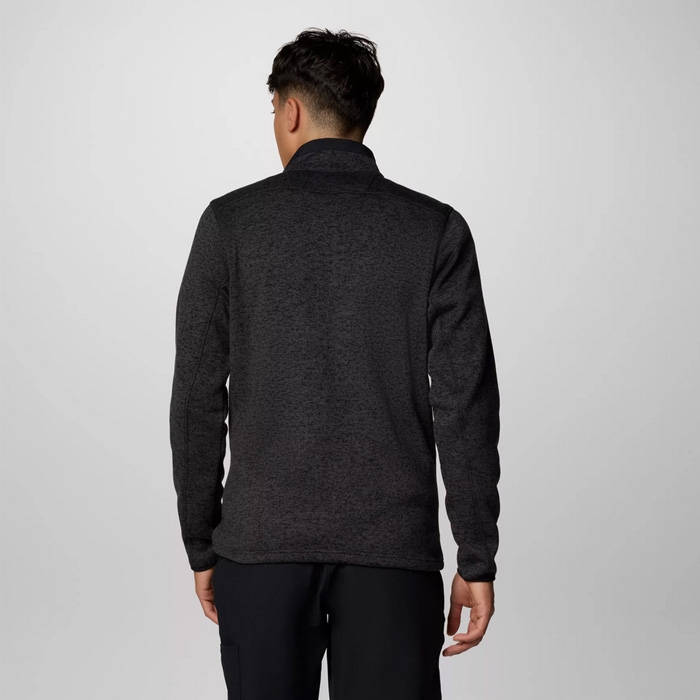 Ανδρική χειμωνιάτικη ζακέτα columbia sweater weather σε μαύρο 2097731-010