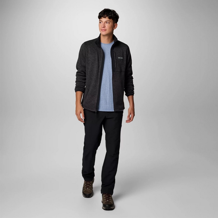 Ανδρική χειμωνιάτικη ζακέτα columbia sweater weather σε μαύρο 2097731-010