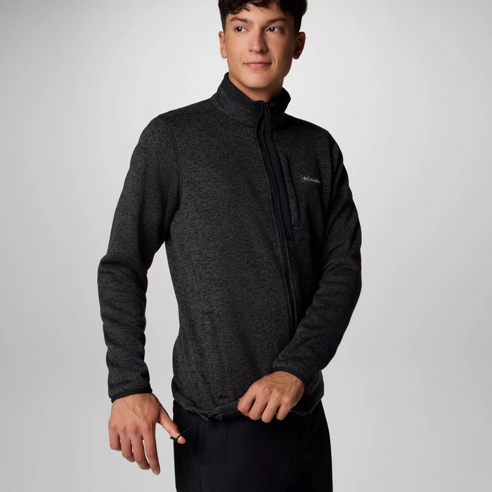 Ανδρική χειμωνιάτικη ζακέτα columbia sweater weather σε μαύρο 2097731-010