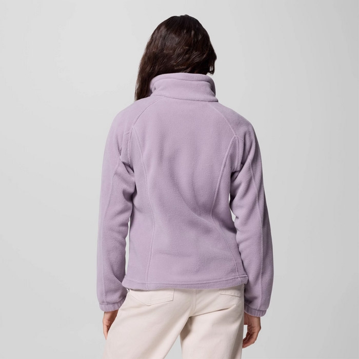 Γυναικείες ζακέτες fleece Columbia benton springs σε μωβ χρώμα
