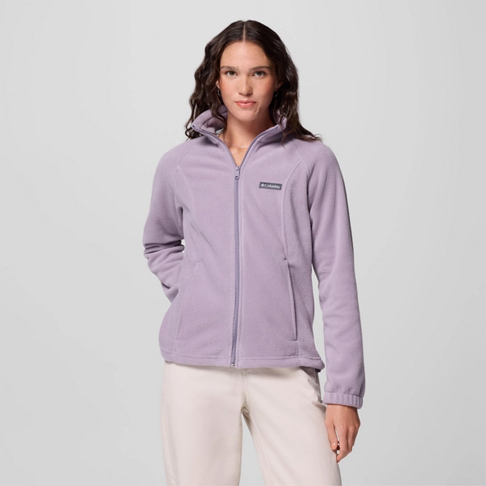 Γυναικείες ζακέτες fleece Columbia benton springs σε μωβ χρώμα