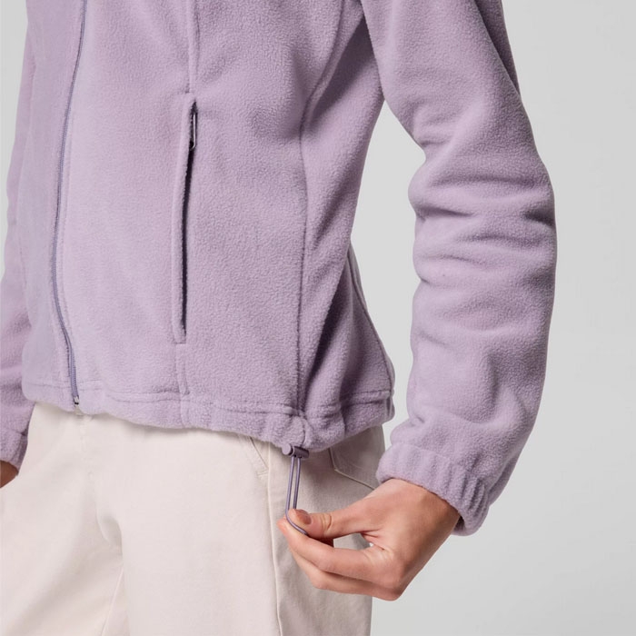 Γυναικείες ζακέτες fleece Columbia benton springs σε μωβ χρώμα