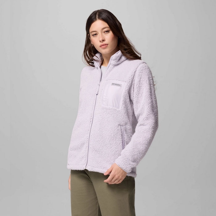Columbia γυναικείο fleece west bend με φερμουάρ σε μωβ χρώμα 2099271-551