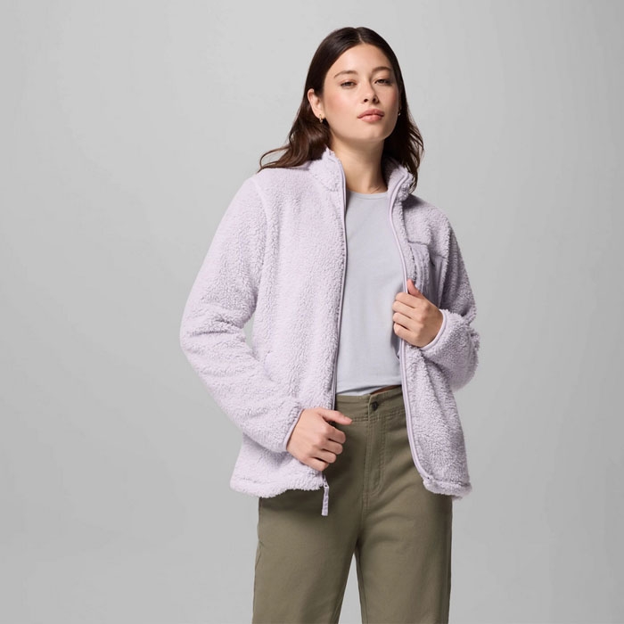 Columbia γυναικείο fleece west bend με φερμουάρ σε μωβ χρώμα 2099271-551