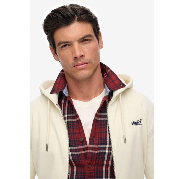 Superdry ανδρικά φούτερ με logo M2014128A-NLY dusty white