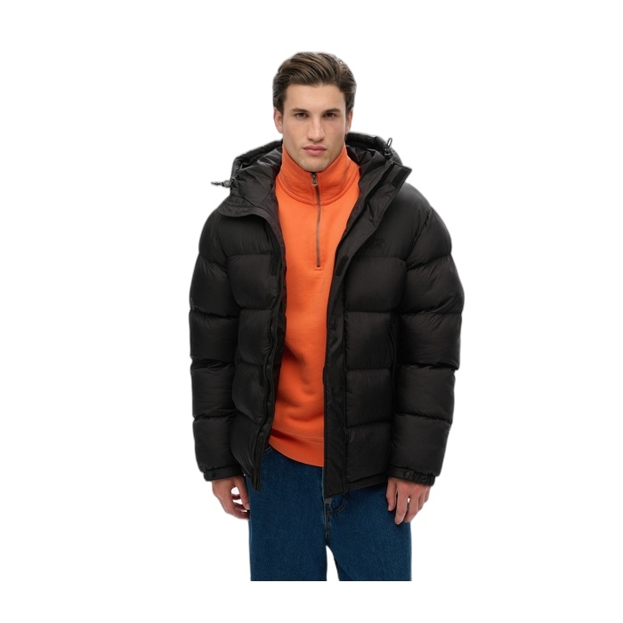 Ανδρικό μπουφάν Superdry με κουκούλα σε μαύρο M5012250A-02A