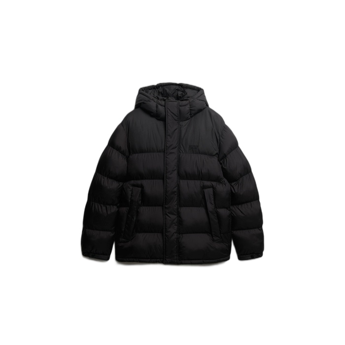 Ανδρικό μπουφάν Superdry με κουκούλα σε μαύρο M5012250A-02A