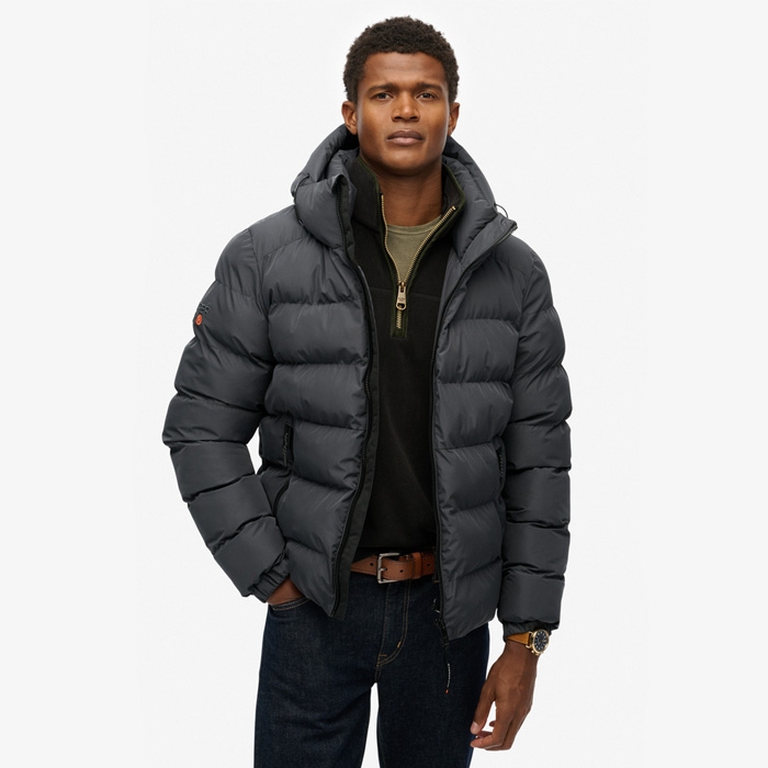 Ανδρικό puffer μπουφάν Superdry με κουκούλα M5011905A