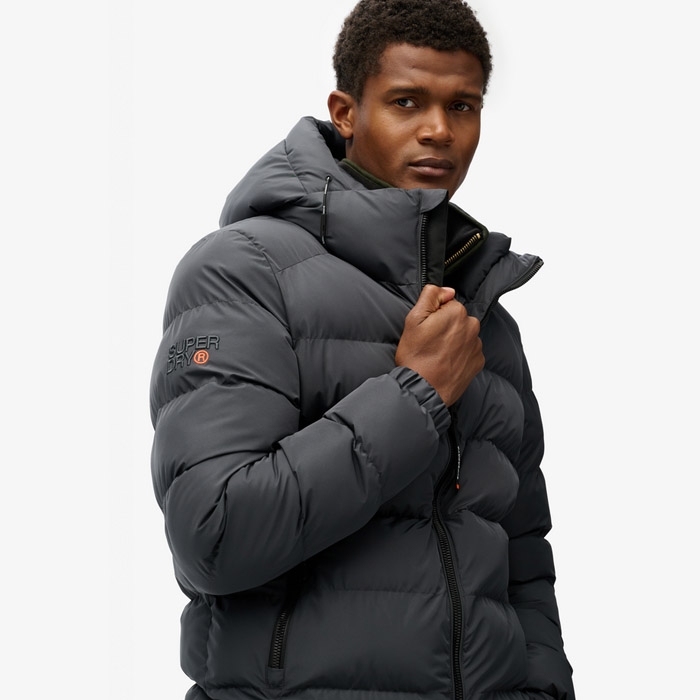 Ανδρικό puffer μπουφάν Superdry με κουκούλα M5011905A