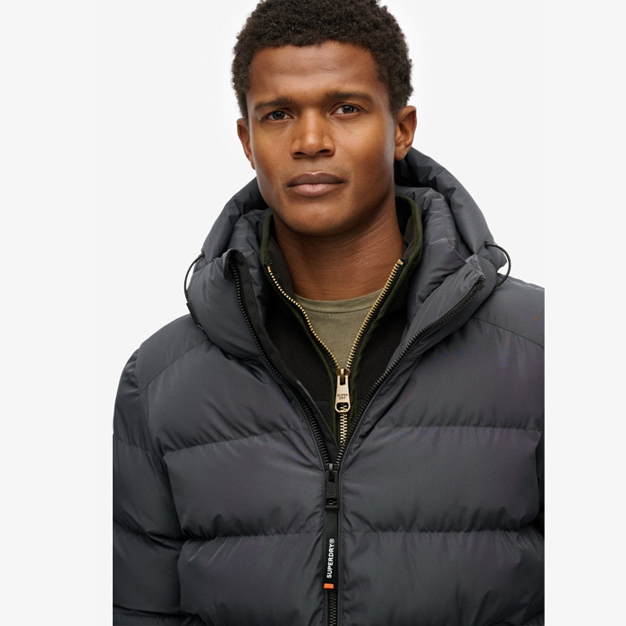 Ανδρικό puffer μπουφάν Superdry με κουκούλα M5011905A