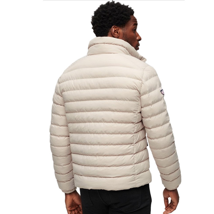 Ανδρικά μπουφάν Superdry fuji print padded chateau grey M5011757A-7MO