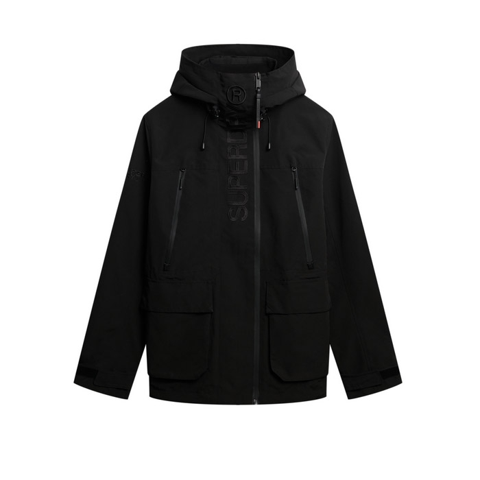 Superdry ανδρικό μπουφάν με κουκούλα σε μαύρο χρώμα M5012104A