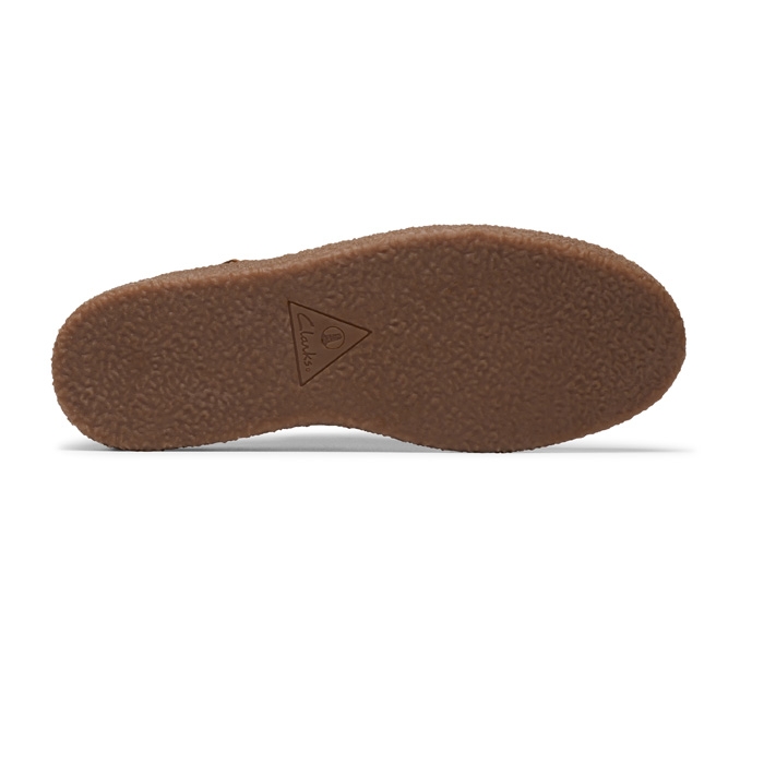 Clarks παπούτσια ανδρικά casual με κορδόνια, σε καφέ streethill lace beeswax 26183418