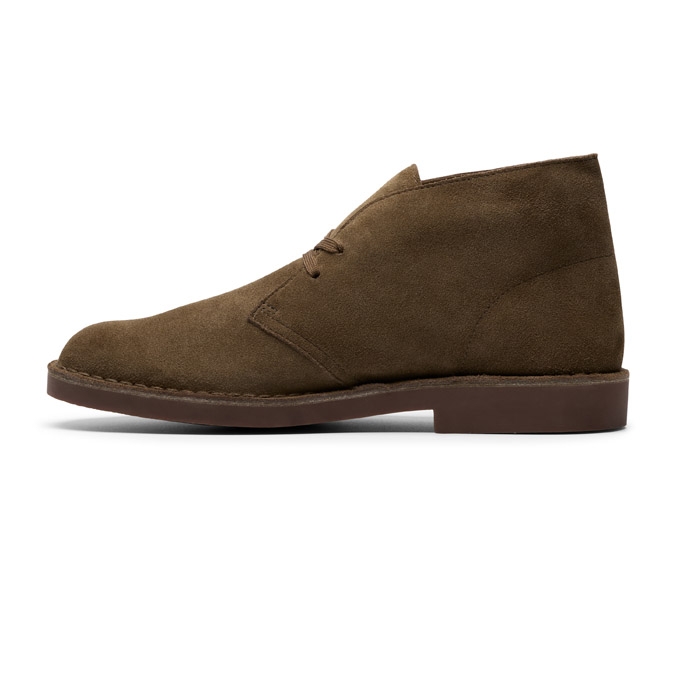 Clarks μποτάκι Desert σε πράσινο Khaki σουέντ χρώμα 26183838