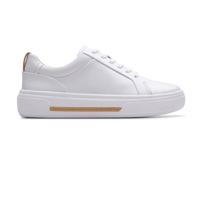 Γυναικεία λευκά sneakers Clarks Hollyhock Walk 26183050