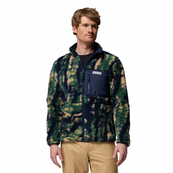 Ανδρικά αναστρέψιμα fleece Columbia winter pass που φοριούνται το μέσα έξω 2135651-464