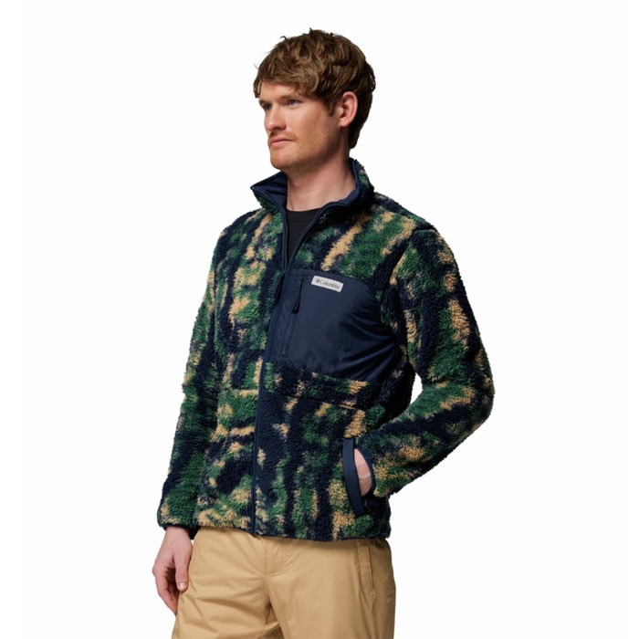 Ανδρικά αναστρέψιμα fleece Columbia winter pass που φοριούνται το μέσα έξω 2135651-464